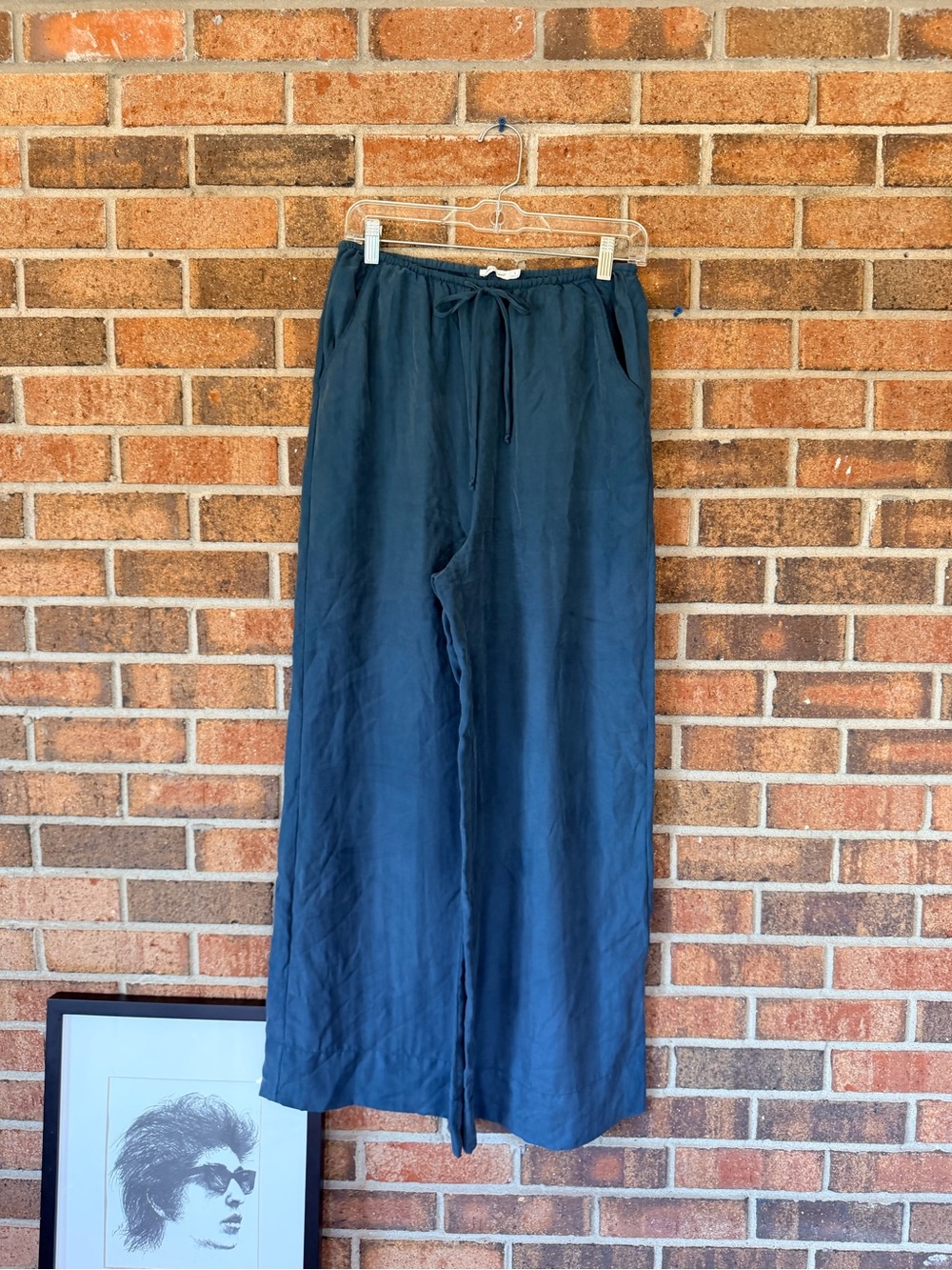 Unsubscribed Washable Silk Drawstring Pants